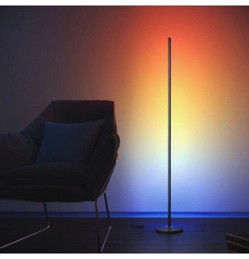 Energy-Efficient RGBICW Smart Corner Floor Lamp [Energy Class F] for Illuminating Corners